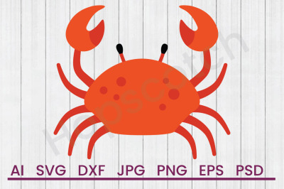 Red Crab - SVG File, DXF File