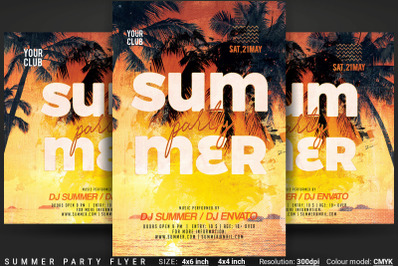 Summer Party Flyer