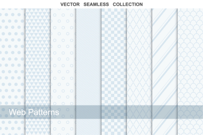 Collection of web seamless patterns.