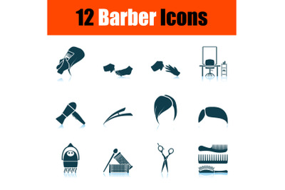 Barber Icon Set