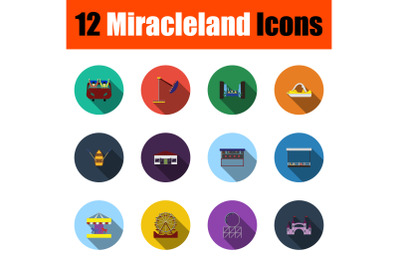 Set Of Miracleland Icons