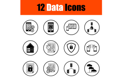 Data Icons Set