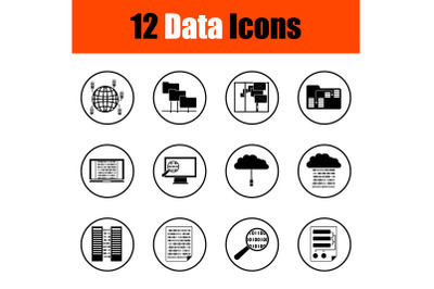 Data Icons Set