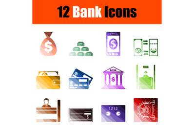 Set of Bank Icons