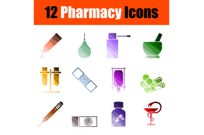 Set of Pharmacy Icons