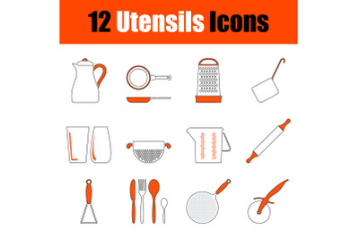 Set of Utensils Icons