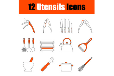 Set of Utensils Icons