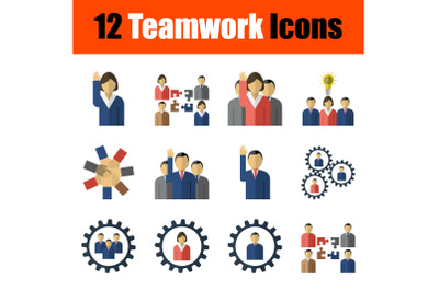 Teamwork Icon Set