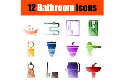 Bathroom Icon Set