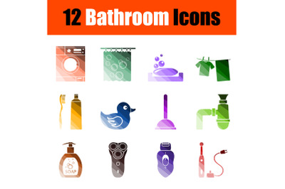 Bathroom Icon Set