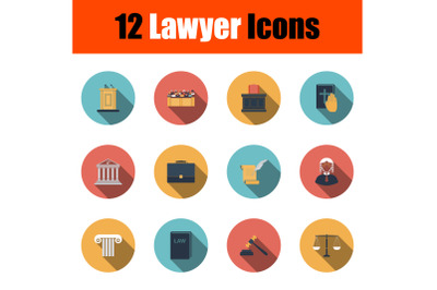 Lawyer Icon Set