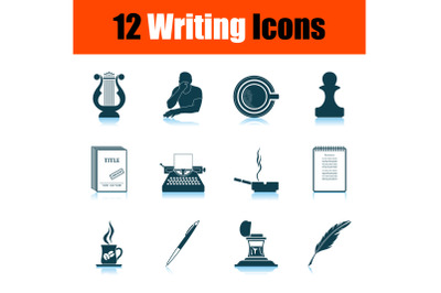 Writing Icon Set