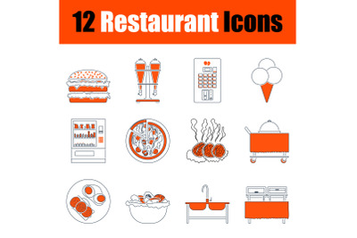 Restaurant Icon Set