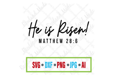 He is Risen! SVG Bible SVG