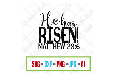 He Has Risen SVG Bible SVG