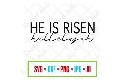 He is risen hallelujah SVG Bible SVG