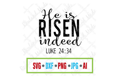 He is risen indeed SVG Bible SVG