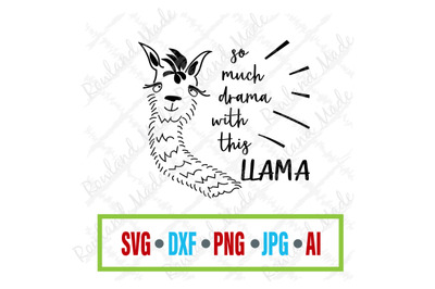 so much drama with this llama svg llama svg