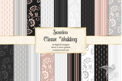 Classic Wedding Digital Paper