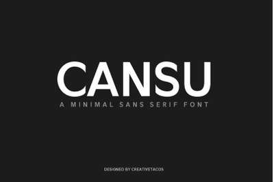 Cansu Sans Serif Font Family