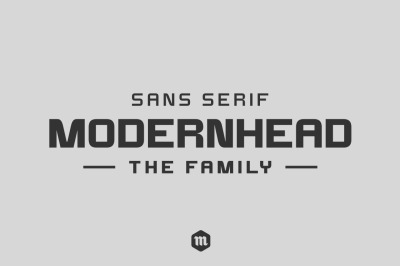 Modernhead Typeface | Font