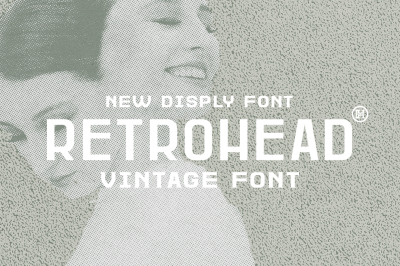 Retrohead Typeface Font