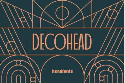 Decohead Art Deco Font