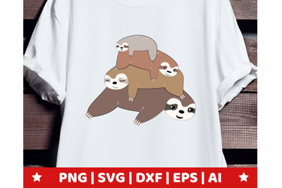 Sloth SVG - Sloth clipart - Sloth vector - Sloth cricut