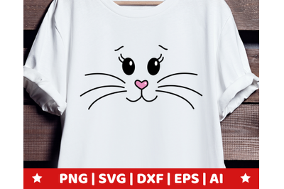 Rabbit girl SVG - Rabbit girl clipart - Rabbit girl vector - Bunny svg