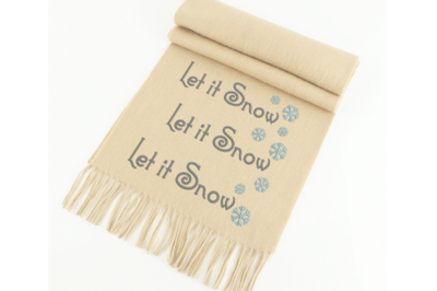 Let it Snow Snowflake | Embroidery