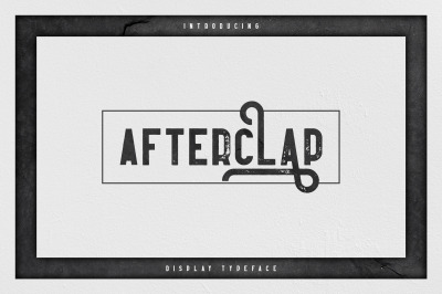 Afterclap typeface - 3 styles