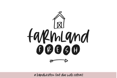 Farmland Fresh - A Font Duo with Doodles
