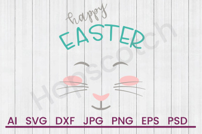 Happy Easter - SVG File&2C; DXF File