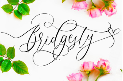 Bridgesty - Wedding Font