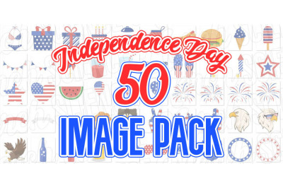 4th of July American Independence Day 50 vector images AI SVG PNG