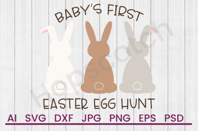 Easter Egg Hunt - SVG file, DXF File