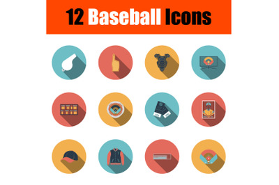 Baseball Icon Set