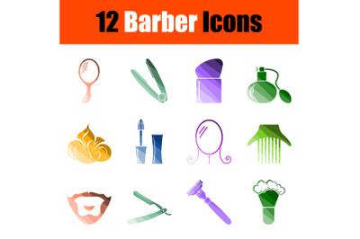 Barber Icon Set