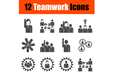 Teamwork Icon Set