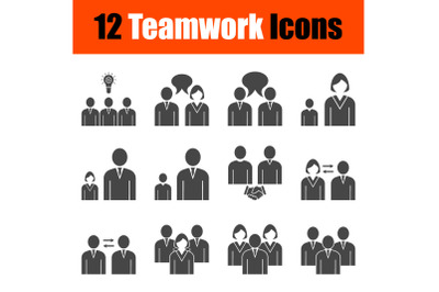 Teamwork Icon Set