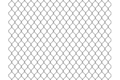 Fence chain seamless. Metallic wire link mesh seamless pattern prison