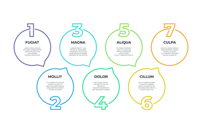 Step infographic. Process flow chart, timeline graphic, workflow line