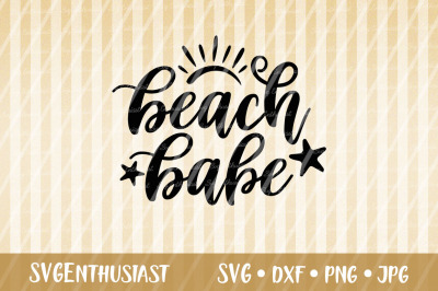 Beach Babe SVG cut file, Summer SVG