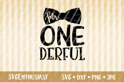 Mr One Derfurl SVG cut file, Baby boy SVG