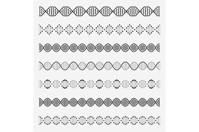 Dna elements. Helix double chromosomes model molecule genome code modi