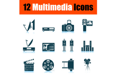 Multimedia Icon Set