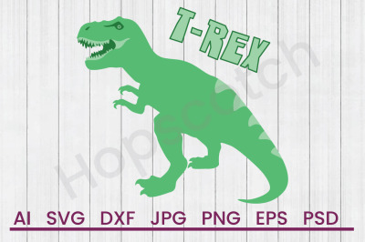 T-Rex - SVG File, DXF File