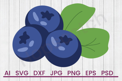 Blueberry - SVG File, DXF File