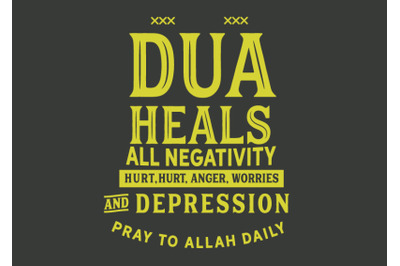 Dua Heals all negativity
