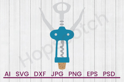 Corkscrew - SVG File, DXF file